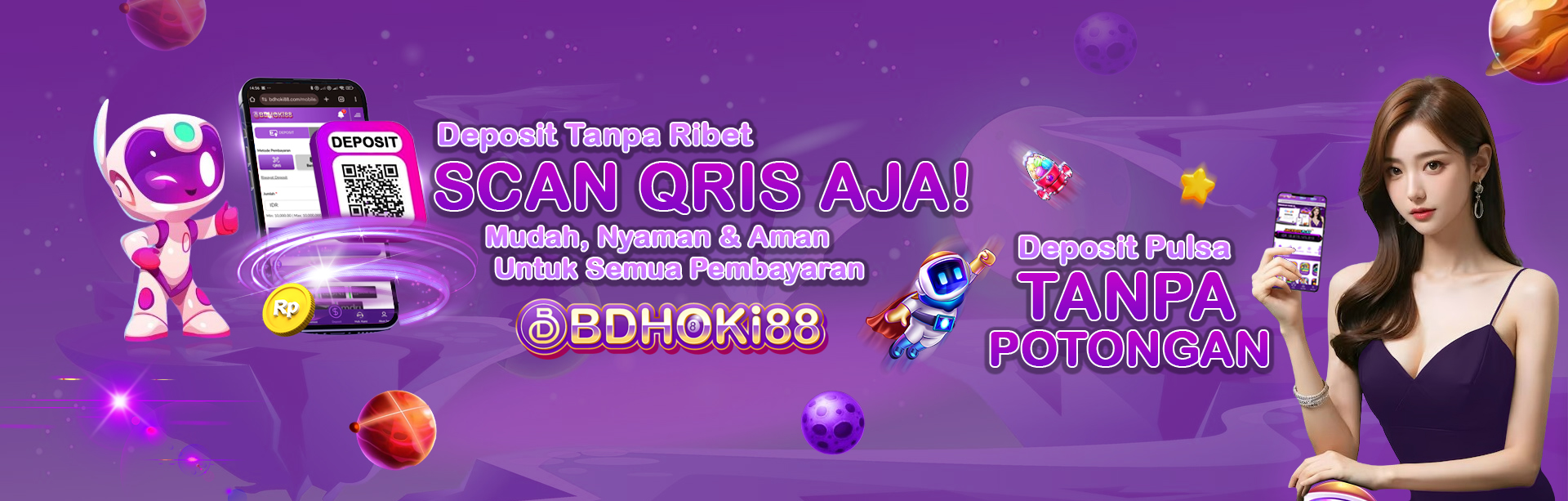 BDHOKI88 Deposit Qris Proses Hitungan Detik